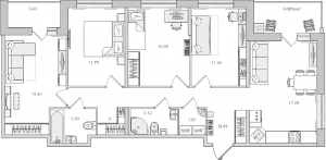 планировка, фото №1