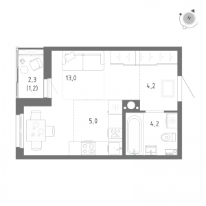 планировка, фото №1