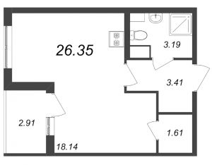 планировка, фото №1