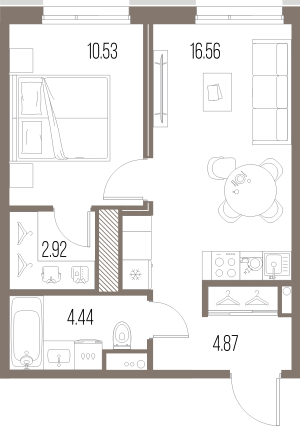 планировка, фото №1