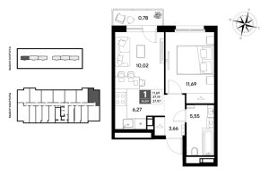 планировка, фото №1