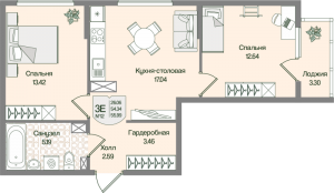 планировка, фото №1