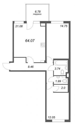 планировка, фото №1