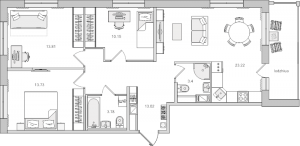 планировка, фото №1