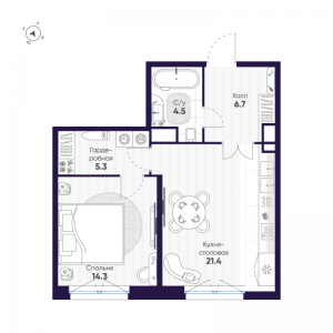 планировка, фото №1