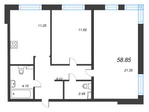 планировка, фото №1