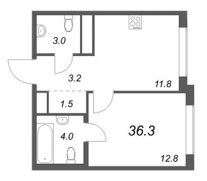 планировка, фото №1