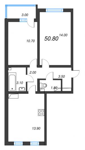 планировка, фото №1