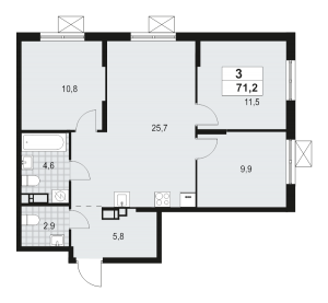 планировка, фото №1