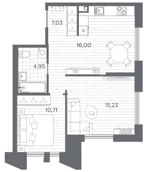 планировка, фото №1