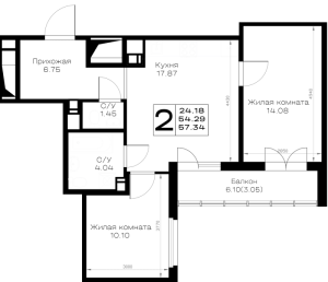 планировка, фото №1