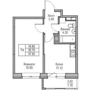 планировка, фото №1