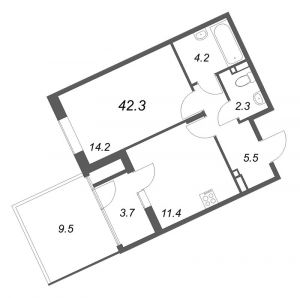 планировка, фото №1