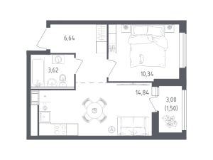 планировка, фото №1