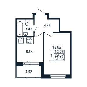 планировка, фото №1