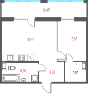 планировка, фото №1