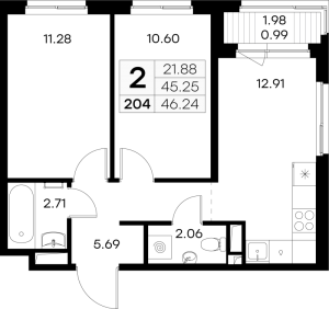 планировка, фото №1