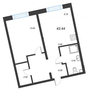 планировка, фото №1