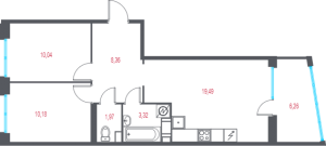 планировка, фото №1