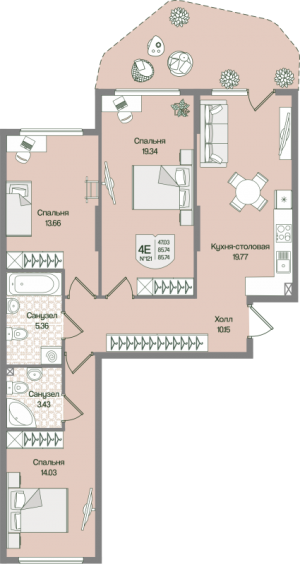 планировка, фото №1