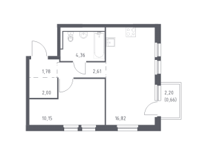 планировка, фото №1