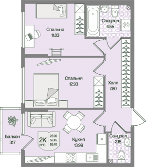 планировка, фото №1