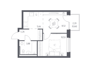 планировка, фото №1