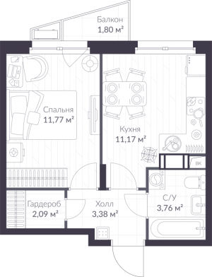 планировка, фото №1