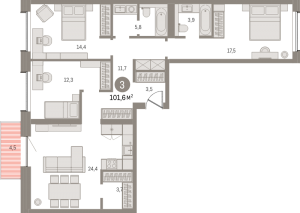 планировка, фото №1