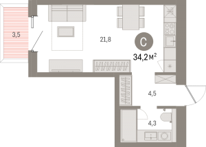 планировка, фото №1