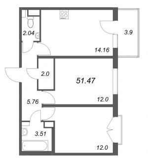 планировка, фото №1