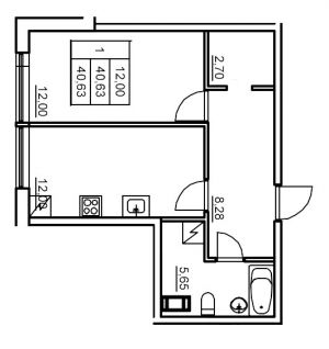 планировка, фото №1