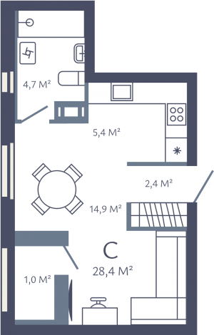 планировка, фото №1