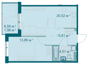 планировка, фото №1