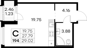 планировка, фото №1