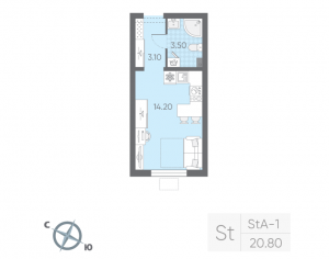 планировка, фото №1