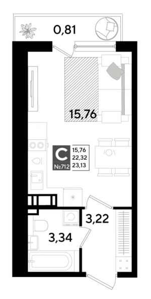 планировка, фото №1