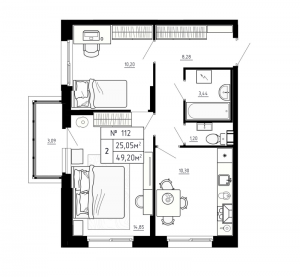 планировка, фото №1