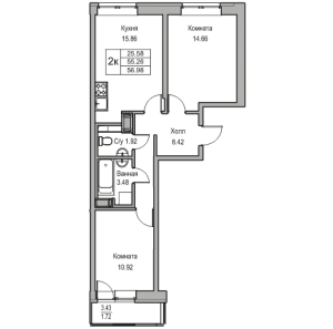 планировка, фото №1