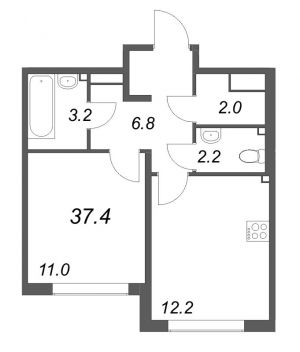 планировка, фото №1