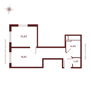 планировка, фото №1