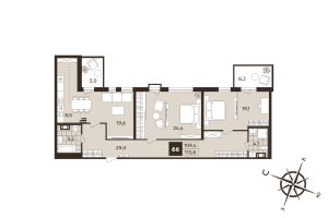 планировка, фото №1