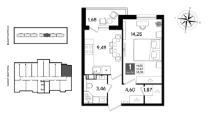 планировка, фото №1