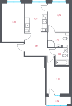 планировка, фото №1