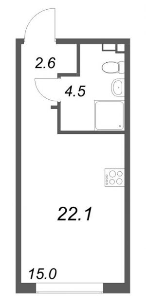 планировка, фото №1