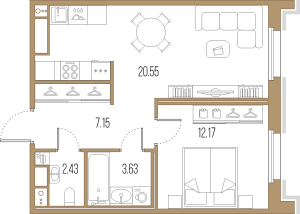 планировка, фото №1