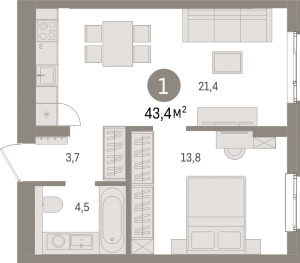 планировка, фото №1