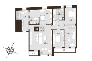 планировка, фото №1