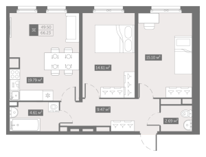 планировка, фото №1