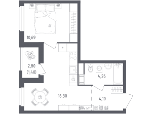 планировка, фото №1